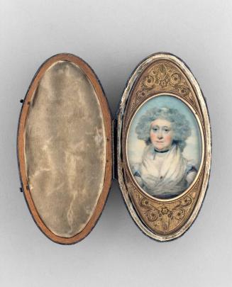 Patch Box with Portrait of a Woman