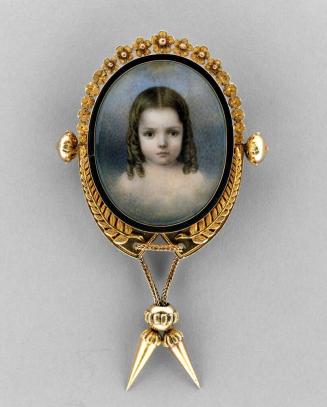Brooch with Portrait of a Girl
