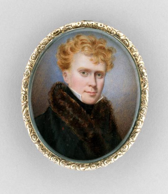 Brooch with Portrait of a Man