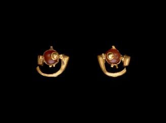 Pair of Ornaments, "Bird Rings"