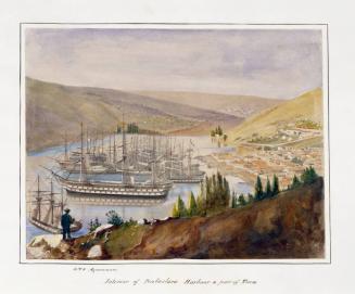 H.M.S. Agamemnon, Interior of Balaclava Harbour and Part of Town