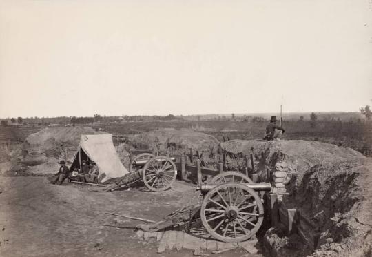 Former Confederate Fortifications in Front of Atlanta