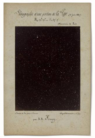 Photograph of a Portion of the Constellation Lyra
