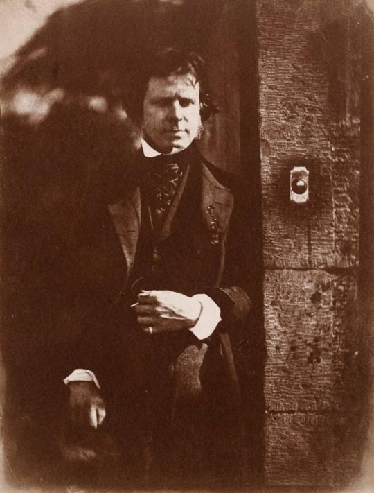 David Octavius Hill at the Gate of Rock House