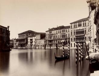 Rezzonico, Giustinian, and Foscari Palaces on the Grand Canal, Venice