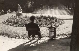 Man on Park Bench, Paris