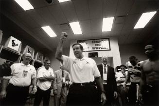 Offensive Tackle Jimmy Herndon Celebrates Victory over Dallas Cowboys, the  First Win in Franchise History, Houston, September 8, 2002, All Works