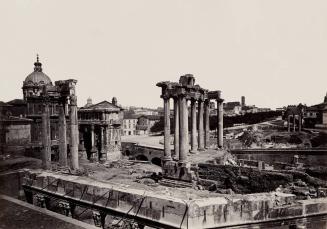 View of the Roman Forum from the Capitoline Hill, Looking East