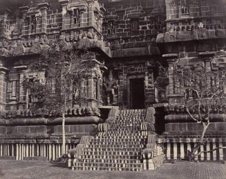 Tanjore.  Great Pagoda.  Side Entrance to the Interior of the Bimanum