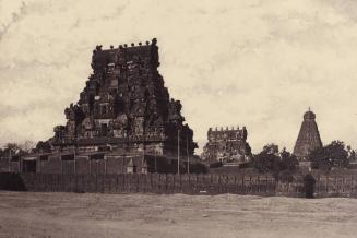 Tanjore. Great Pagoda, Gopurum from One Side Fort Wall