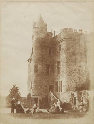 Bonaly Towers (Group includes John Henning, Mrs. Cockborn, Lord Cockborn, Mrs. Cleghorn and D.O. Hill)