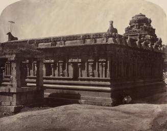 Kumadana Ishwara Temple at Kurudamalle, 4 miles from Mulabagalu.  Side and Back