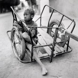Boy in Cart, Djenné