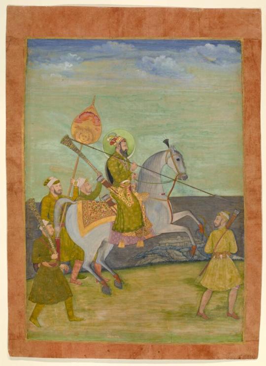 Equestrian Portrait of Bahadur Shah as a Young Man