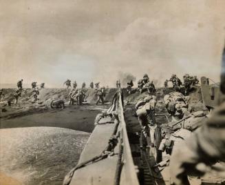 Over the Top — American Troops Move onto the Beach at Iwo Jima