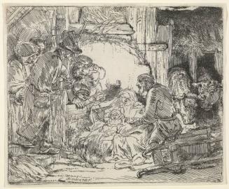 Adoration of the Shepherds, with Lamp
