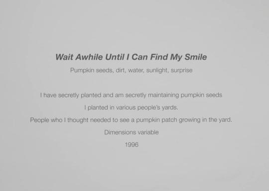 Wait Awhile Until I Can Find My Smile