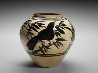 Jar with Birds and Bamboo