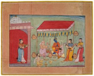 The Marriage of Krishna and Rukmini