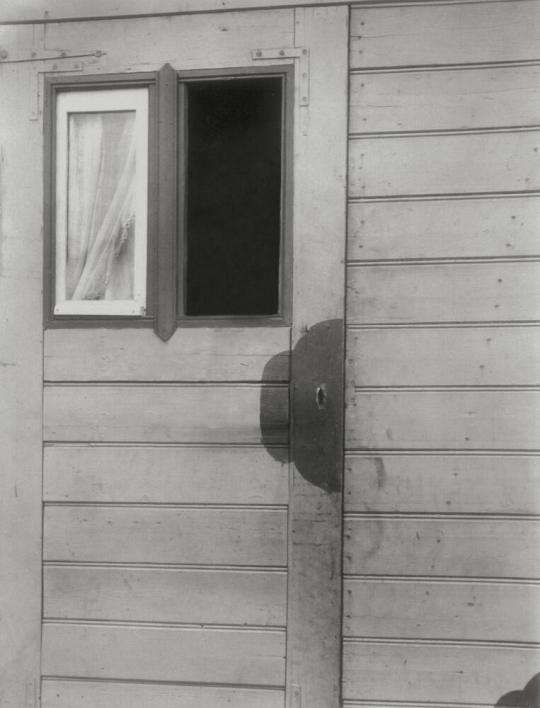 Girl in Fairground Caravan