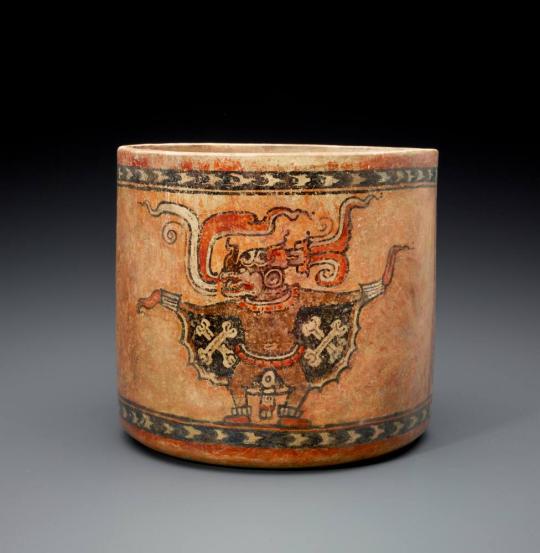 Vessel with Bat Deity