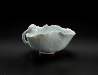 Lotus-leaf Cup (one of a pair)