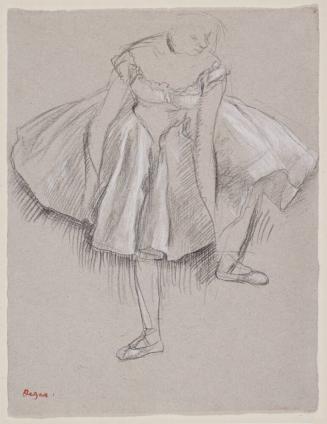 Danseuse rajustant son chausson (Dancer Adjusting Her Shoe)