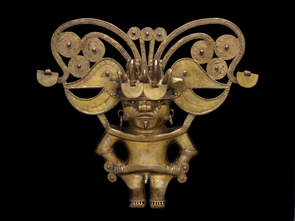 Pendant of a Shaman Transforming into a Bat | All Works | The MFAH ...