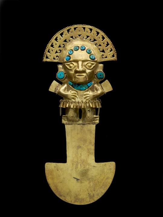 Tumi (Ceremonial Knife) with Deity