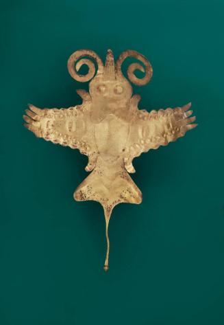 Ornament Depicting a Supernatural Animal with Feline and Bird Features