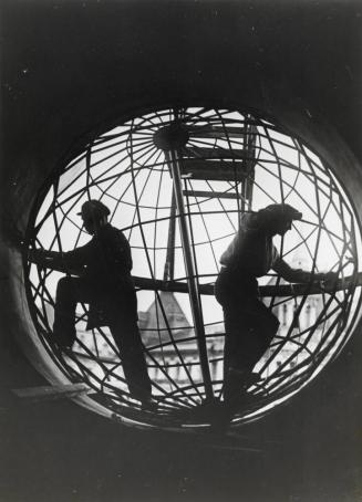 Assembling the Globe at Moscow Telegraph Central Station