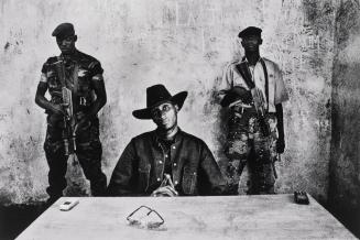 Dissident General Laurent Nkunda, leader of the CNDP (National Congress for the Defense of the People), poses at his headquarter in his stronghold of Kichanga, Masisi hills North-Kivu