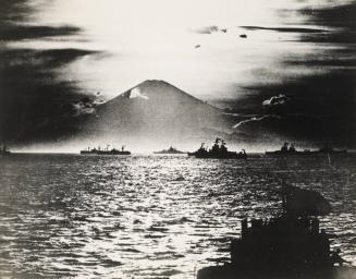 U.S. and British Warships Anchored in Sagami Wan, Outside of Tokyo Bay, Japan, on the Day the Allied Ships Entered Japanese Waters