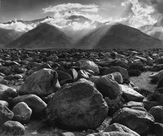 Mount Williamson, the Sierra Nevada, from Manzanar, California