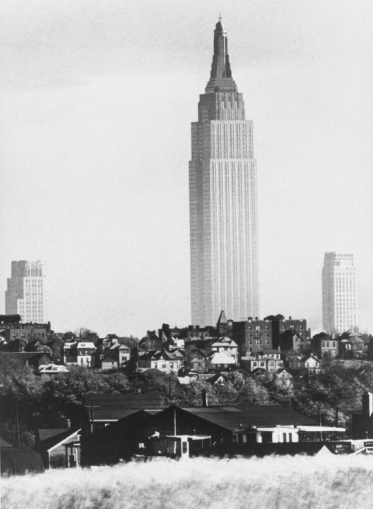 Empire State Building seen from NJ