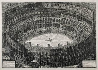 Veduta dell' Anfiteatro Flavio detto il Colosseo (View of the Flavian Amphitheater known as the Colosseum)