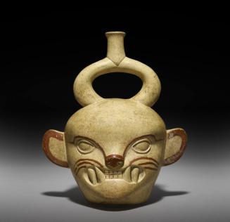 Vessel in the Form of a Feline Head