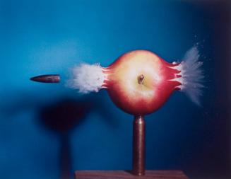 Bullet through apple
