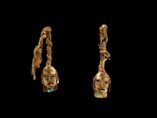 Pair of Trophy Head Pendants