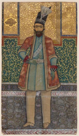 Portrait of Nâsir-od-din Shah (r. 1848–1896)