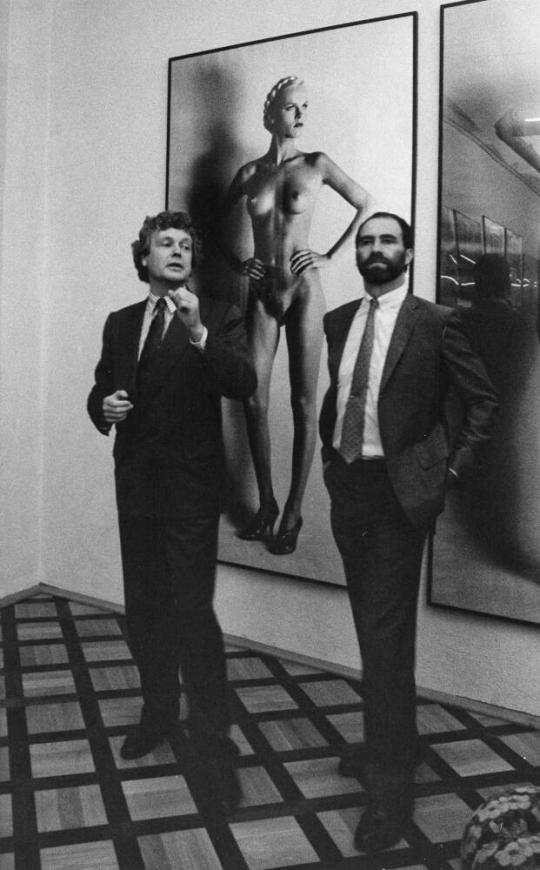 Manfred Heiting, Werner Kolligs, Helmut Newton Exhibition, Fotographie Forum Frankfurt