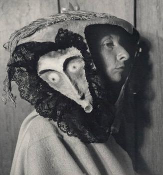 Remedios Varo in a Mask by Leonora Carrington