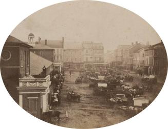 [Nashville, Tennessee: Market Street Scene of Courthouse Square]