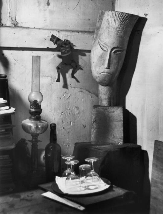 In Zadkine's Studio, Paris