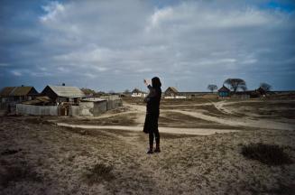 Maryam, the only young girl living on Chechen Island. Her mother, Patimat, is the island’s nurse. Her father was killed at sea, while drunk, and she lost her two brothers to cancer. She stays on the island because of her mother. Chechen Island, Dagestan, November, 2013.