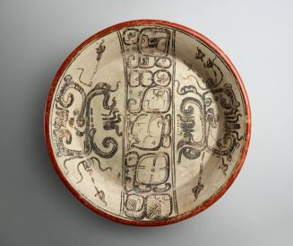 Tripod Plate with Inscription