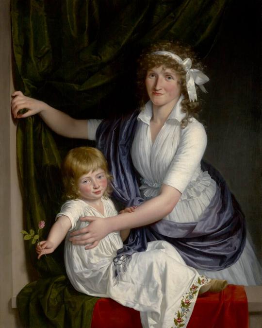 Portrait of a Mother and Child