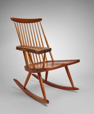 Lounge Chair Rocker with Free-Form Arm, Right