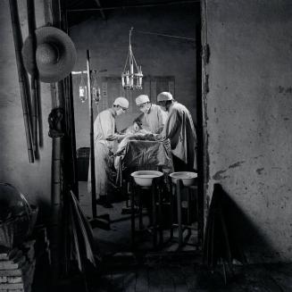 Country Doctors in a Farming Home Perform Outpatient Surgery, Chengzhang Commune