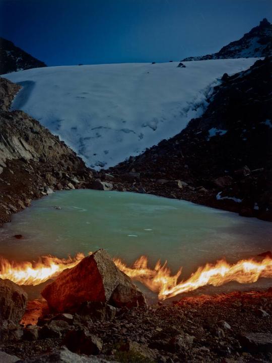 The Lewis Glacier, Mt. Kenya, 2004 (C)